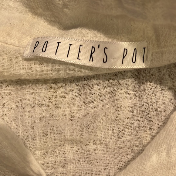 Potters pot button up - Picture 2 of 2